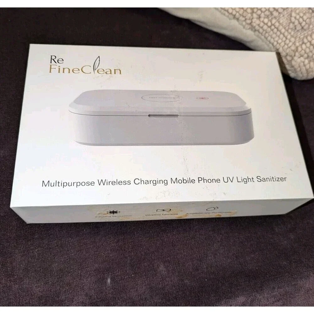 Re FineClean MultiPurpose Wireless Charging Mobile Phone UV Light Sanitizer‎